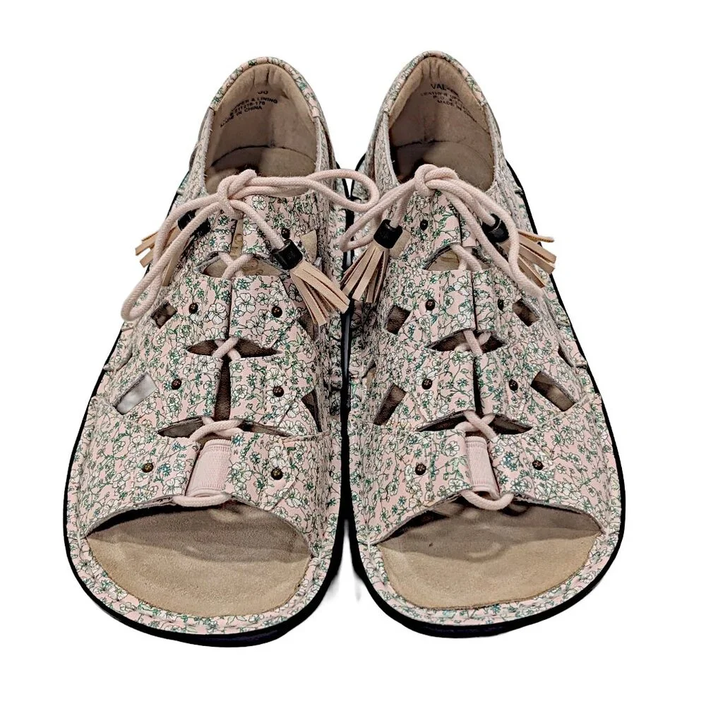 Alegria Valerie VAL-7548 Sandal — Prairie Jane Tan Floral EU 38 US 8 to 8.5 - Picture 5 of 10